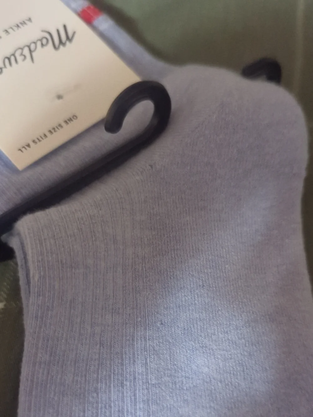 Madewell Light Blue Ankle Socks